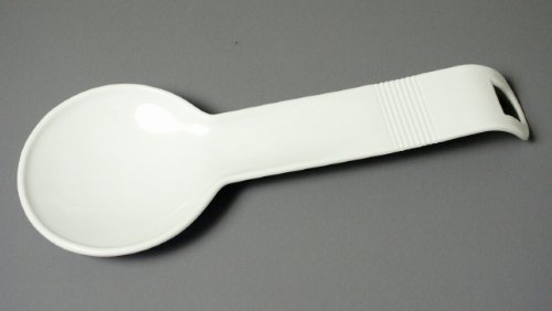 Spoon Rest White Plastic