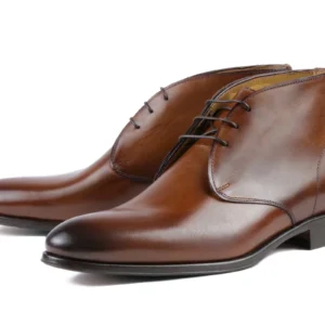 Grayson Tan Chukka Boot – Understated Elegance in a Versatile Design