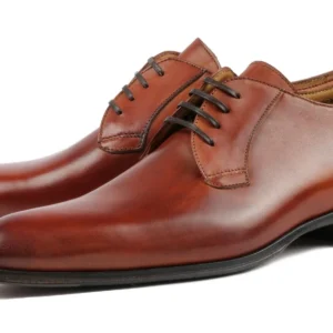 Hawthorne Derby Blucher Chestnut – Heritage-Inspired, Contemporary Fit