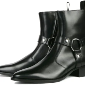 Everett Black Zip Boot – Classic Style, Contemporary Edge