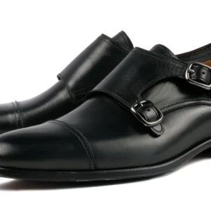 Camden Monk Double Strap – Modern Take on a Classic Design (Black)