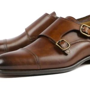 Camden Monk Double Strap – Modern Take on a Classic Design (Tan)