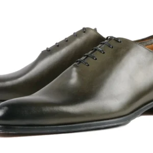 Handcrafted Wholecut Oxford – Olive Green