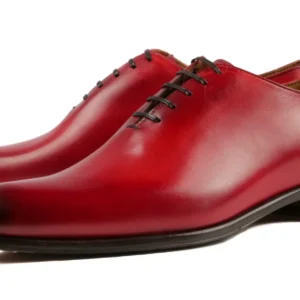 Handcrafted Wholecut Oxford – Scarlet Red