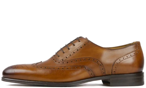 Bedford Wingtip Oxford Brogue – A Heritage-Inspired Formal Essential in Light Tan - Image 4