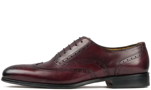 Bedford Wingtip Oxford Brogue – A Heritage-Inspired Formal Essential in Oxblood - Image 4