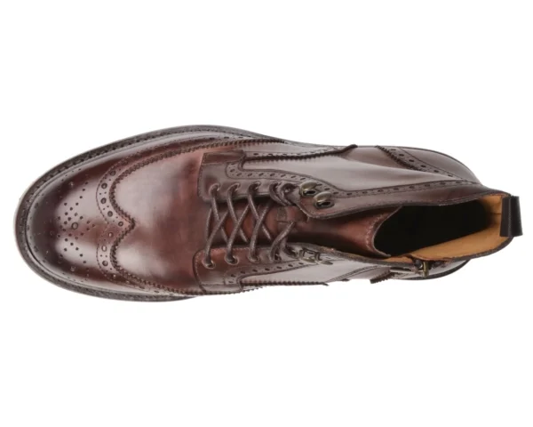 Bennett Brown Wingtip Brogue Boot – Refined Style for Urban Explorers - Image 3