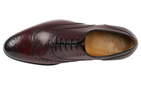 Bedford Wingtip Oxford Brogue – A Heritage-Inspired Formal Essential in Oxblood - Image 3