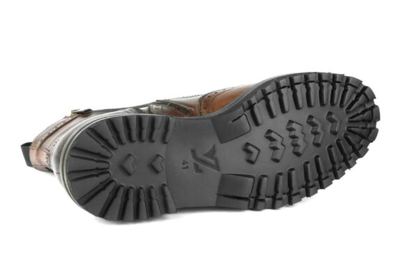 Bennett Brown Wingtip Brogue Boot – Refined Style for Urban Explorers - Image 2